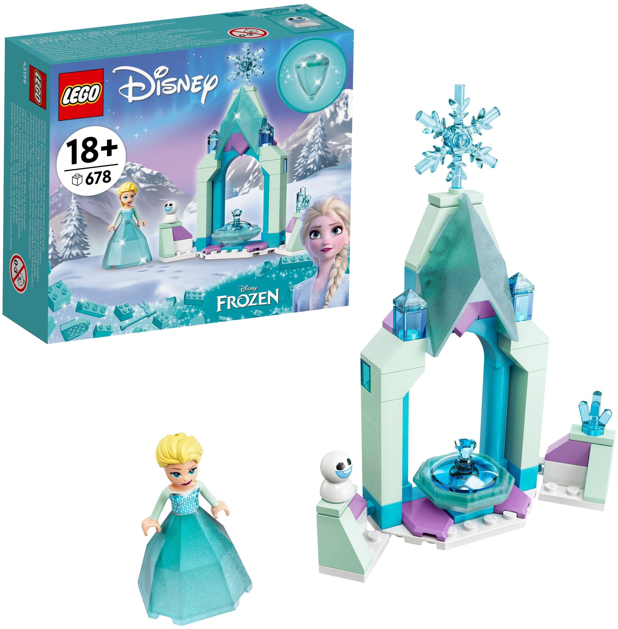 Конструктор Lego Disney Princess Двор замка Эльзы (43199) в Москвe