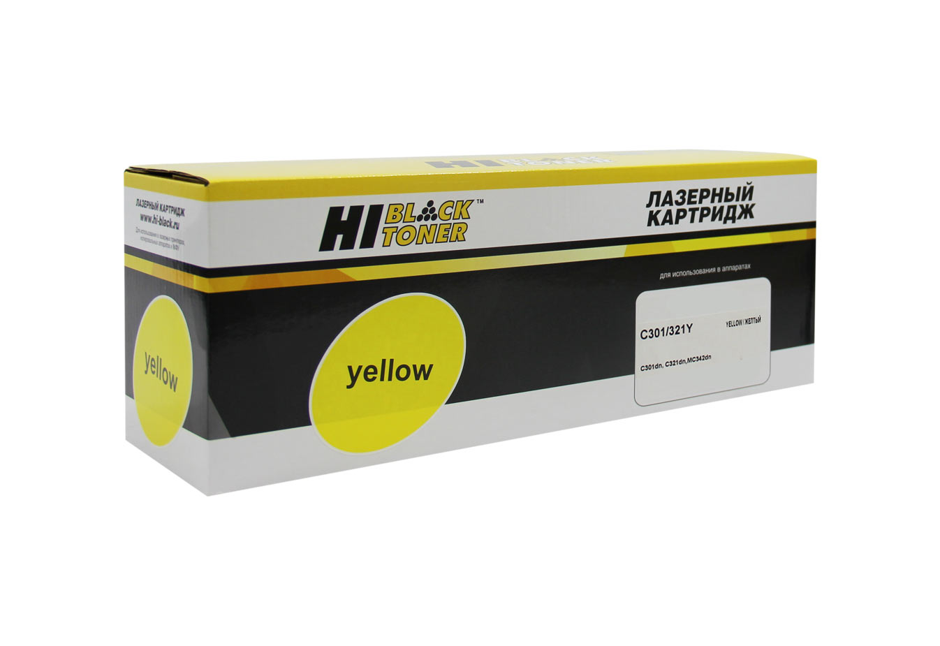 Картридж лазерный Hi-Black HB-44973541 (44973541), желтый 1500 страниц, совместимый, для OKI C301DN/C321DN/C310DN/C330DN/MC351DN