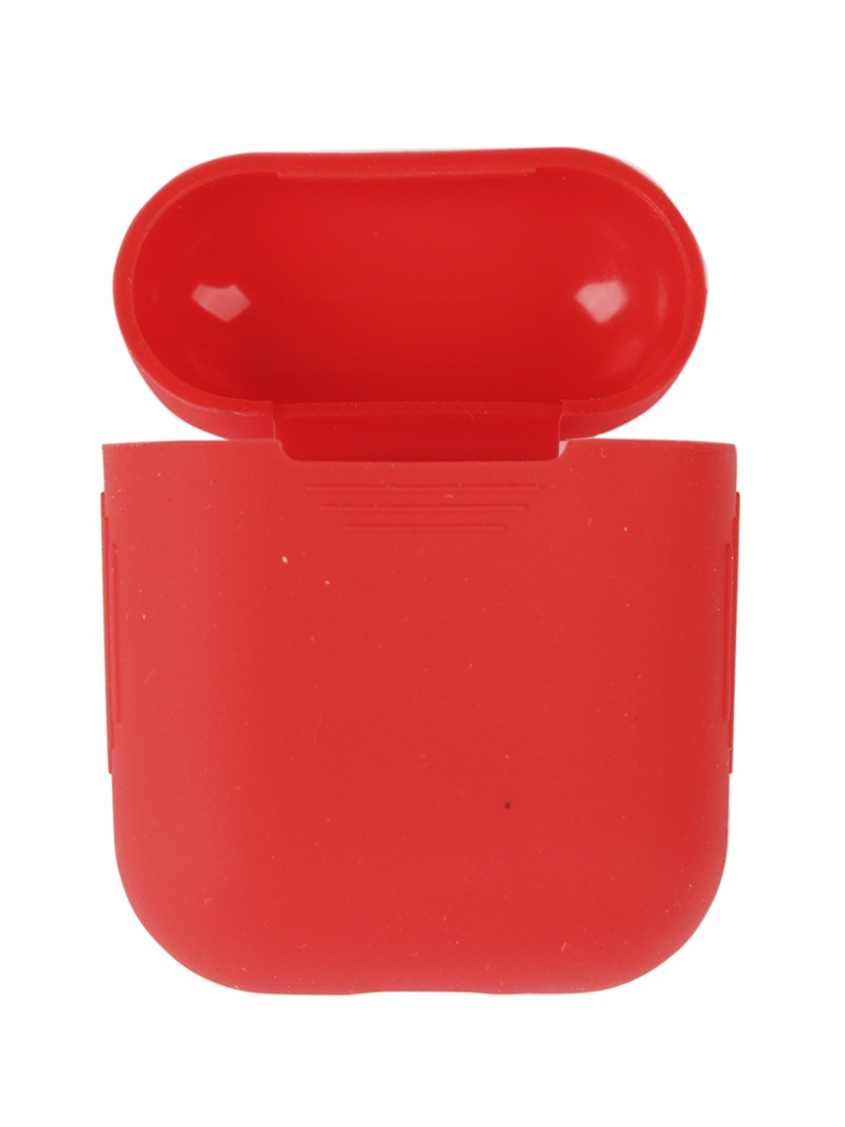 Чехол Red Line mObility, силиконовый для Apple AirPods 1 и 2, красный (УТ000018854)