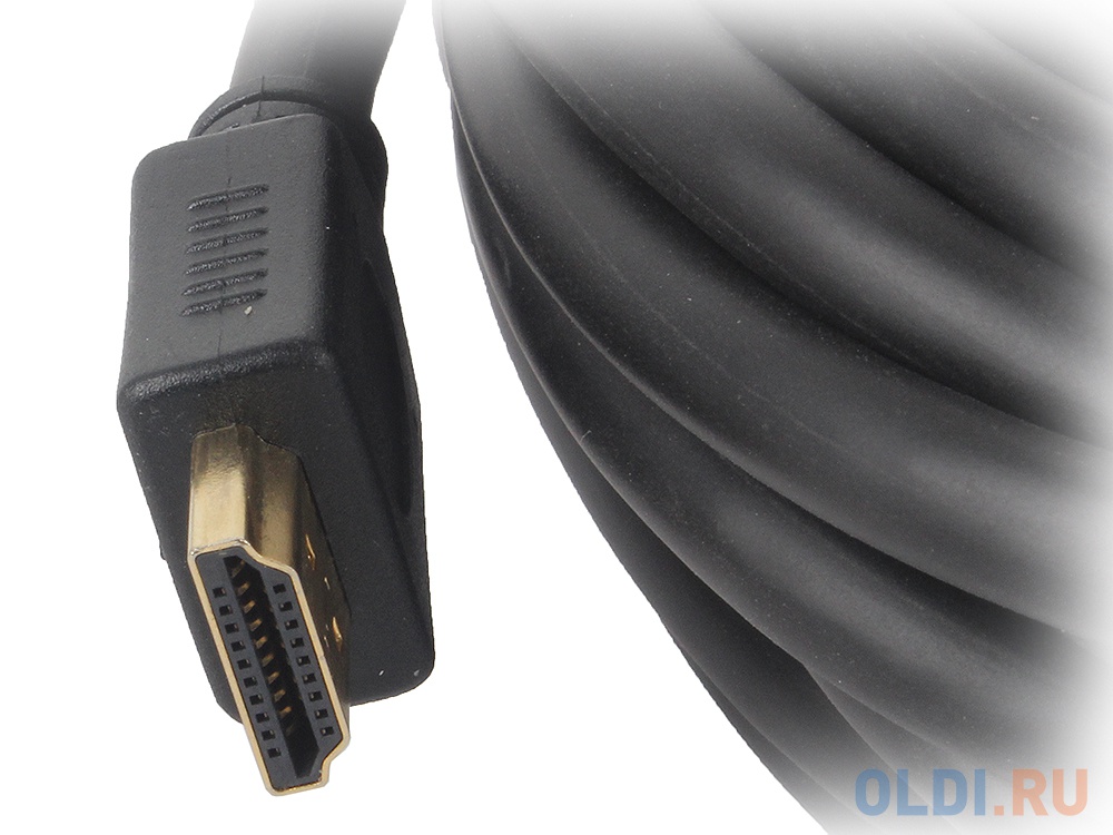 Кабель HDMI Gembird/Cablexpert, 7.5м, v2.0, 19M/19M, черный, позол.разъемы, экран, пакет  CC-HDMI4-7.5M