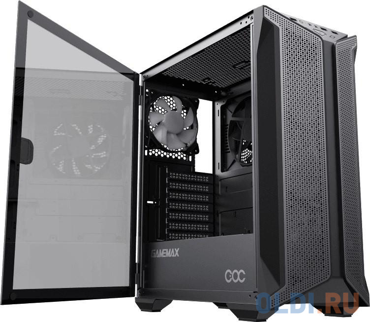 Корпус ATX GameMax Brufen C1 Без БП чёрный