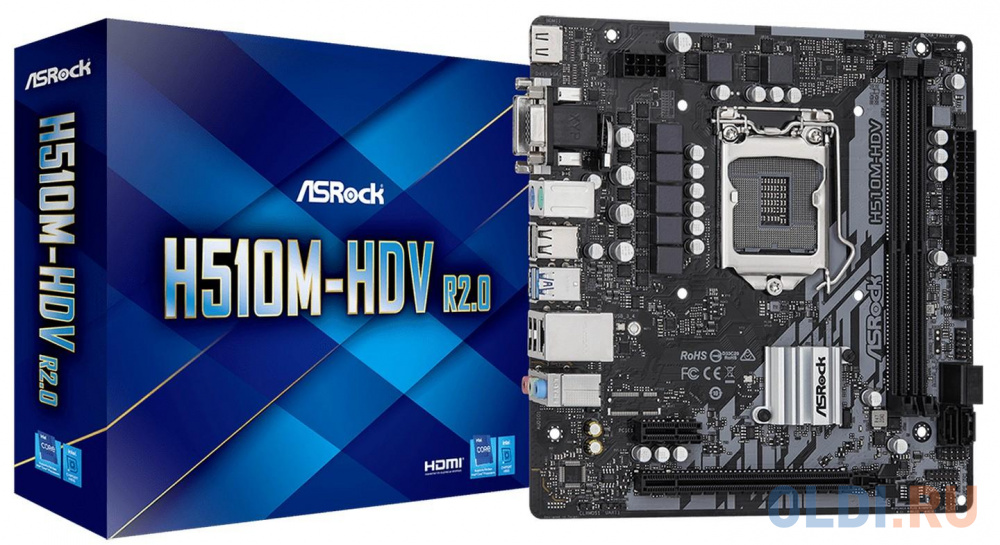 Материнская плата ASRock H510M-HDV R2.0