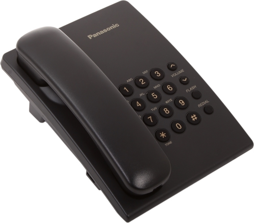 Телефон Panasonic KX-TS2350RUB черный