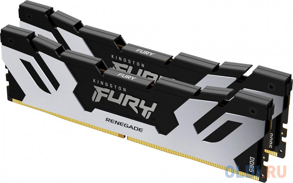 Оперативная память для компьютера Kingston FURY Renegade Silver DIMM 32Gb DDR5 6400 MHz KF564C32RSK2-32