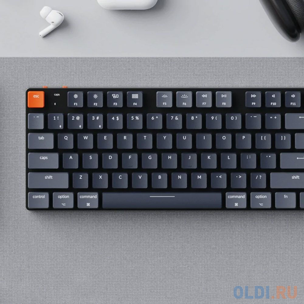 Беспроводная механическая ультратонкая клавиатура Keychron K1SE, TKL, RGB подсветка, Blue Switch