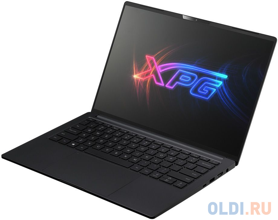 Ноутбук Adata XPG Xenia 14 Core i7 1165G7 16Gb SSD512Gb Intel Iris Xe graphics 14" IPS FHD (1920x1080) Windows 10 Home 64 black WiFi BT Cam