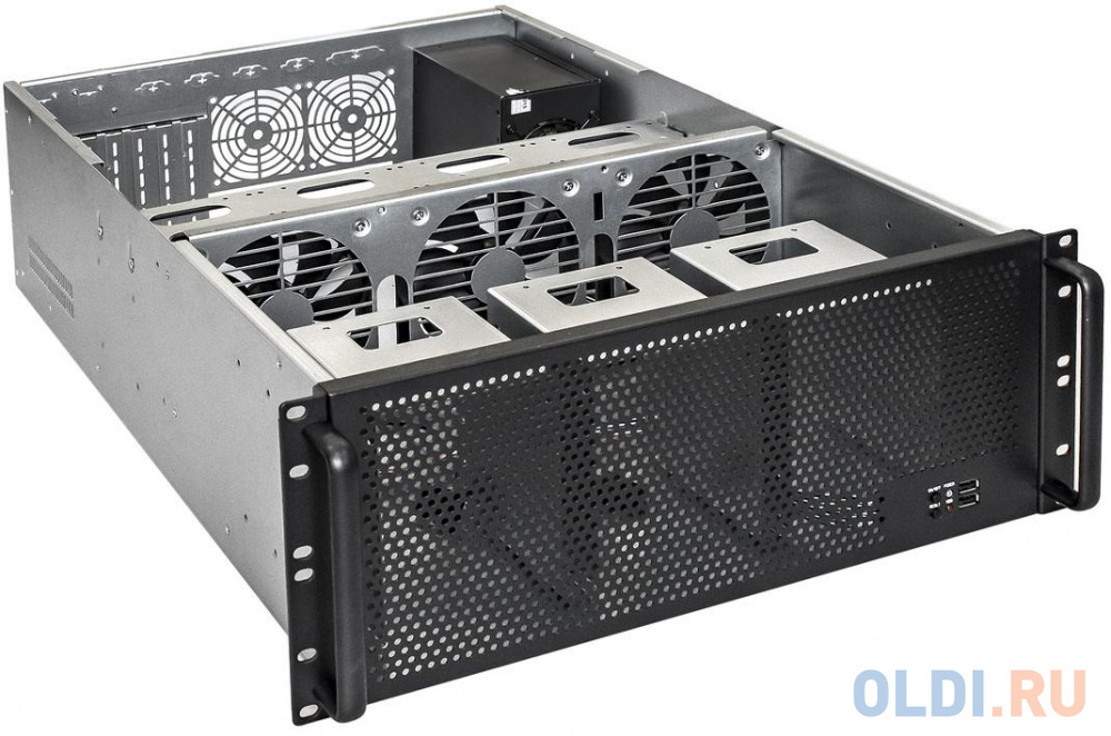 Серверный корпус ExeGate Pro 4U650-18 <RM 19", высота 4U, глубина 650, БП 1100ADS, USB>
