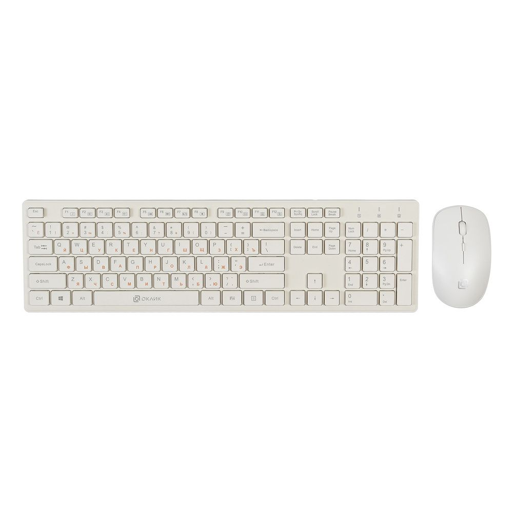 Комплект клавиатура и мышь Oklick
