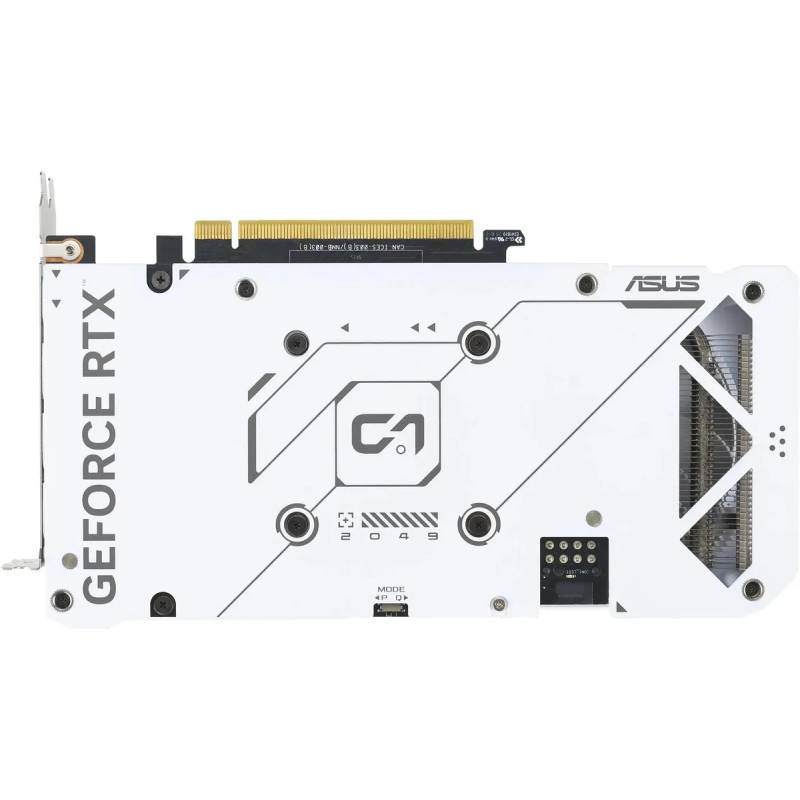Видеокарта ASUS GeForce RTX 4060 8GB DUAL OC White 2460Mhz PCI-E 4.0 8192Mb 18000Mhz 128 bit HDMI 3xDP DUAL-RTX4060-O8G-WHITE / 90YV0JC2-M0NA00
