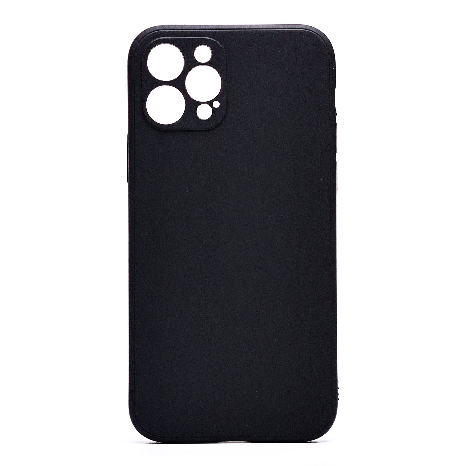 Чехол-накладка Activ Full Original Design для смартфона Apple iPhone 12 Pro, силикон, черный (207808)
