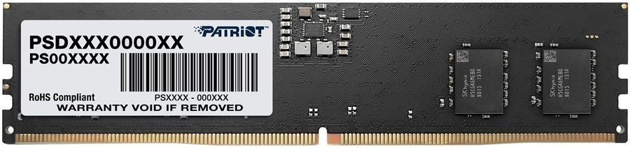 Оперативная память DDR5 Patriot DIMM 8Gb PC41600 5200Mhz  (PSD58G520041)