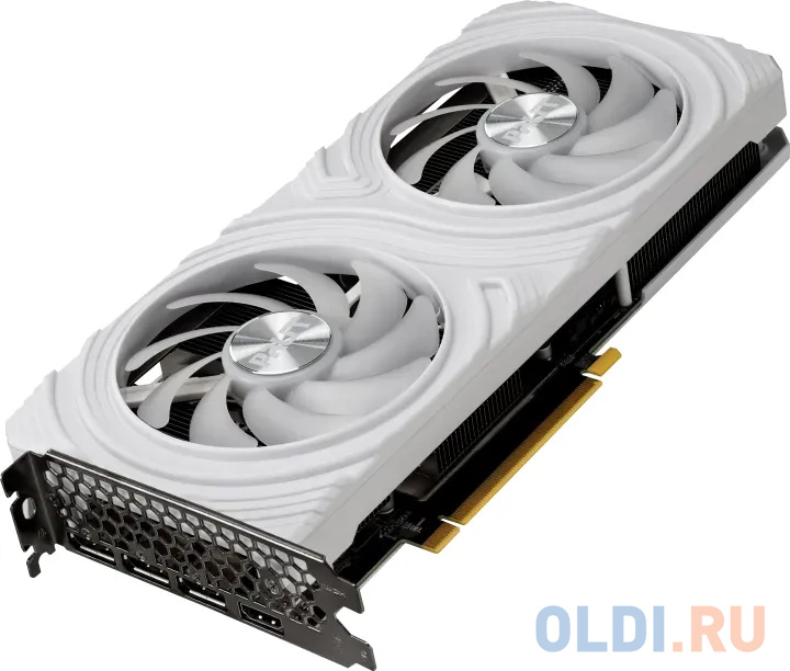 Видеокарта Palit RTX4070 White OC 12GB GDDR6 192bit 3xDP HDMI 2FAN RTL