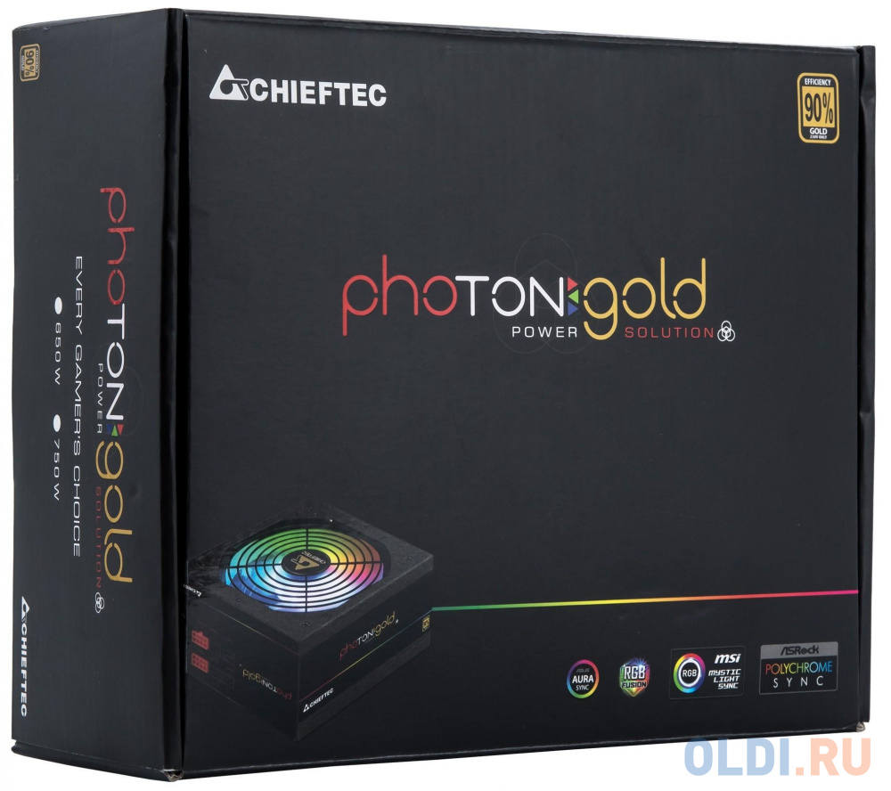 Блок питания Chieftec Photon Gold GDP-750C-RGB 750 Вт