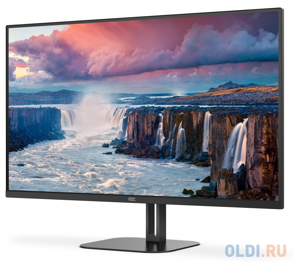 МОНИТОР 32" AOC Q32V5CE Black (VA, 2560x1440, 75Hz, 4 ms, 178°/178°, 300 cd/m, 20M:1, +2xHDMI 2.0, +DisplayPort 1.4) в Москвe