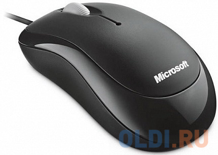 Мышь Microsoft Basic Optical Mouse Black черный оптическая (1000dpi) USB (2but)