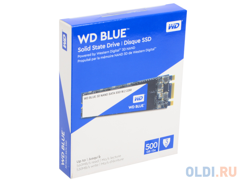 SSD накопитель Western Digital WDS500G2B0B 500 Gb SATA-III WDS500G2B0B