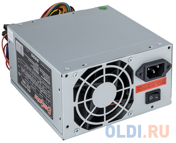 Exegate EX169945RUS-S Блок питания CP350, ATX, SC, 8cm fan, 24p+4p, 3*SATA, 2*IDE, FDD + кабель 220V с защитой от выдергивания