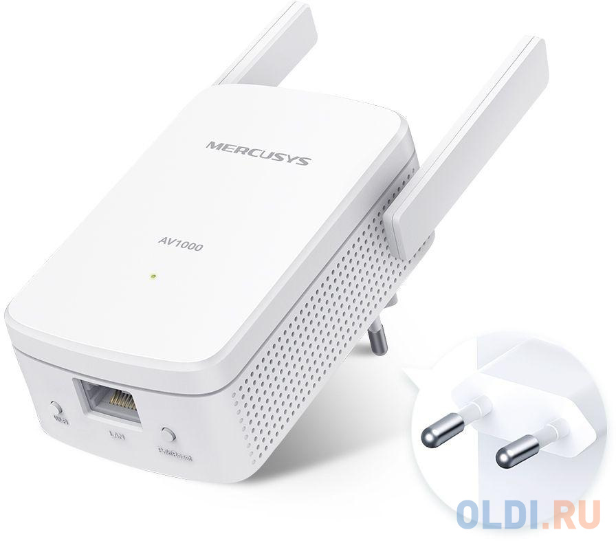 Mercusys MP510 KIT AV1000 Комплект гигабитных Wi-Fi адаптеров Powerline