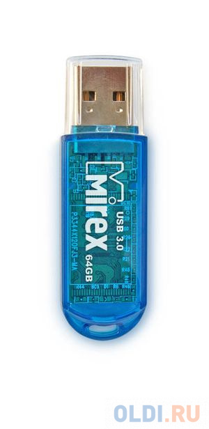 Флешка 64Gb Mirex Elf USB 3.0 синий 13600-FM3BEF64