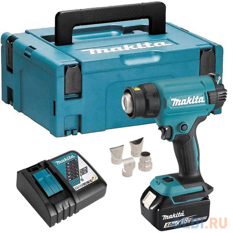 Технический фен Makita DHG181RT1J темп.150/250/350/450/550С в Москвe