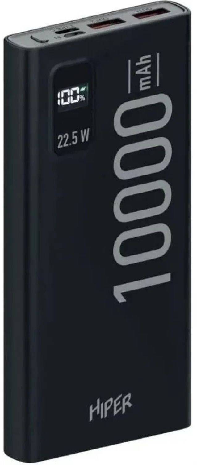 Мобильный аккумулятор HIPER CORE X Transparent черный