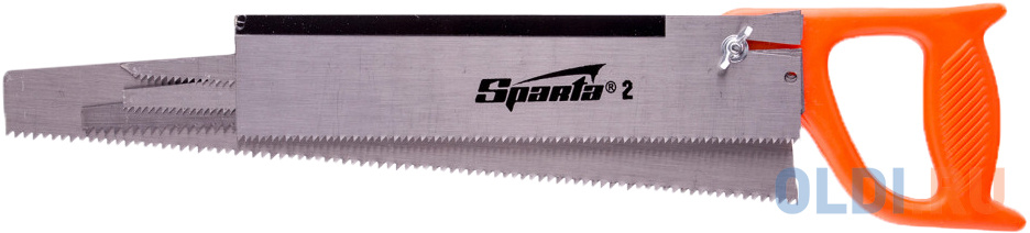 Ножовка по дереву, 350 мм, 5 сменных полотен, пластиковая рукоятка// Sparta
