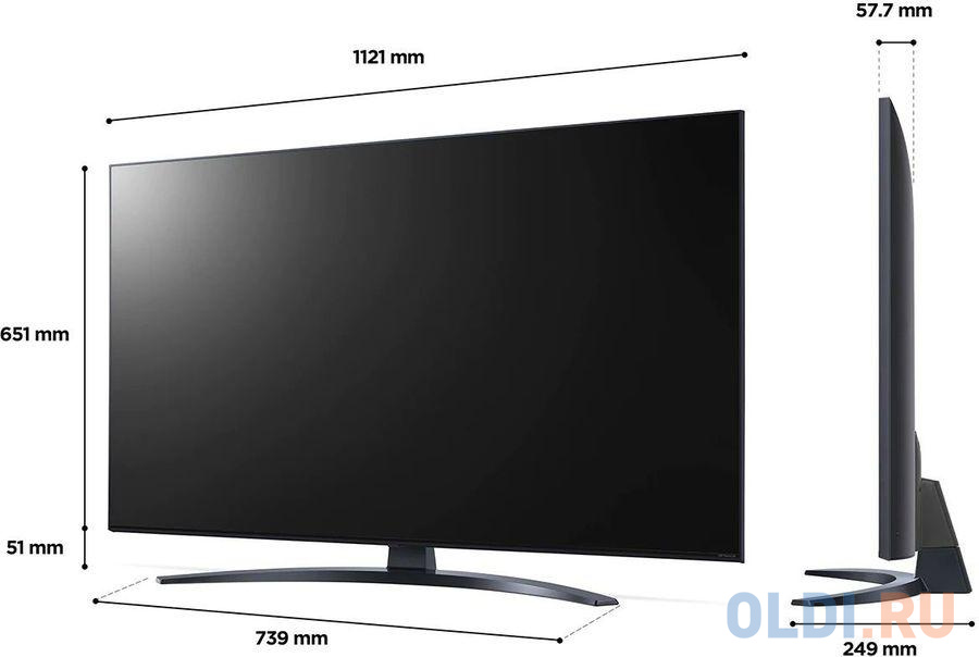 Телевизор LG 55NANO766QA.ARUB 55" LED 4K Ultra HD в Москвe