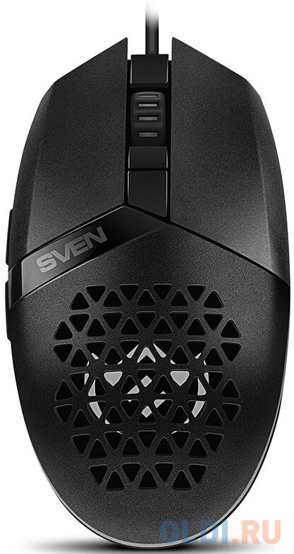 Игровая мышь SVEN RX-G735 чёрная (USB, 6 кнопок, 4000 dpi, RGB-подсветка)