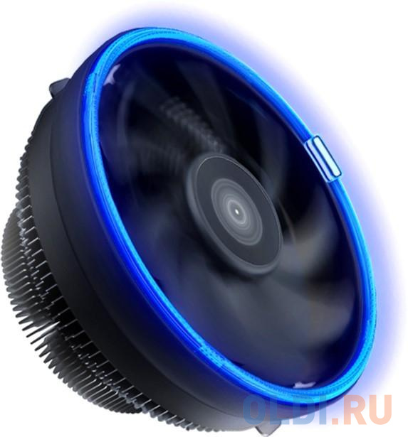 PCCooler E126MB Кулер S775/115X/AM2/2+/AM3/3+/AM4/FM1/FM2/2+ (TDP 92W, вент-р 120мм с PWM, Blue LED FAN, 1000-1800RPM, 26.5dBa) Retail Color Box {48}