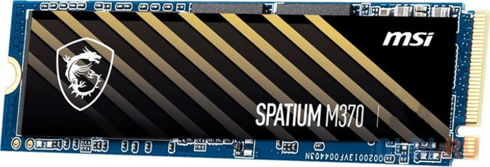 M.2 2280 128GB MSI SPATIUM M370 Client SSD (S78-4406NR0-P83) PCIe Gen3x4 with NVMe, 1800/560, IOPS 102/130K, MTBF 1.5M, 3D NAND, 75TBW, 0,32DWPD, RTL