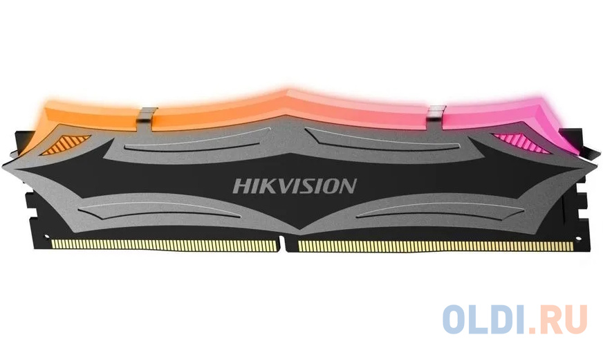 16GB Hikvision DDR4 3200 DIMM U100 RGB Gaming Memory [HKED4161DAA2D2ZA4/16G] CL16, 1.35V, XMP, Heat Shield, RTL (069713)