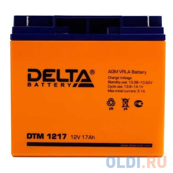 Аккумулятор Delta DTM 1217 12V17Ah