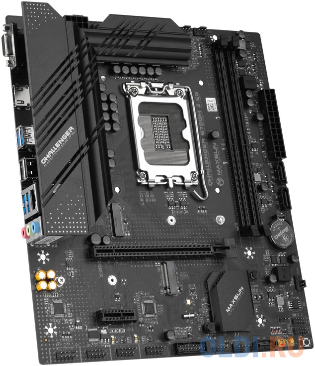 Материнская плата MB Maxsun <MS-Challenger B760M 2.5G> LGA1700 <B760> 1*PCIEx16, 1*PCIEx4,  2*M.2 , 3*SATA3, HDMI+VGA, mATX, 2*DDR4