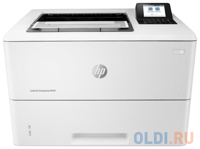 Принтер HP LaserJet Enterprise M507dn  1PV87A  A4, 43 стр/мин, дуплекс, 512Мб, USB, LAN (замена F2A69A M506dn)