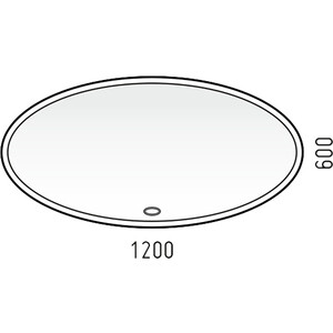 Зеркало Corozo Ориго 120х60 с подсветкой, сенсор (SD-00001277) в Москвe