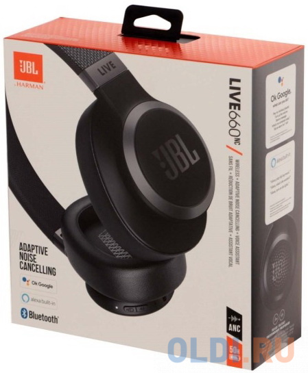 Гарнитура JBL LIVE 660NC черный в Москвe