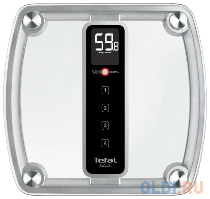 Весы напольные Tefal PP5150V1 серебристый в Москвe