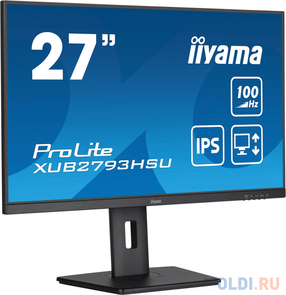 LCD Iiyama 27" XUB2793HSU-B6 {IPS 1920x1080 110Hz 1ms 300cd HDMI DisplayPort USB M/M HAS Pivot} в Москвe