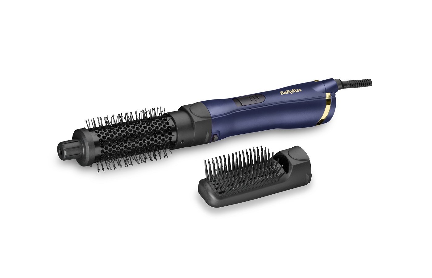 Фен-щетка Babyliss Midnight Luxe AS84PE 800Вт, режимов: 2, насадок: 1, синий в Москвe