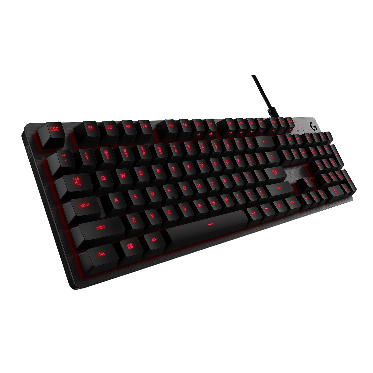 Клавиатура проводная Logitech G413 Carbon, механическая, подсветка, USB, черный (920-008309)