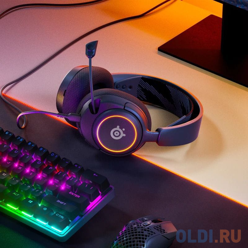 Наушники с микрофоном Steelseries Arctis Nova 3 черный 1.2м оголовье (61631) в Москвe