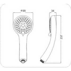 Ручной душ IDDIS Hand Shower хром (A11631)