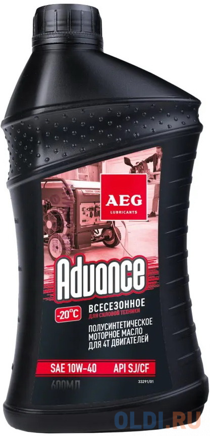 AEG Advance SAE 10W40 API SJCF Масло 4Т п/с 600мл