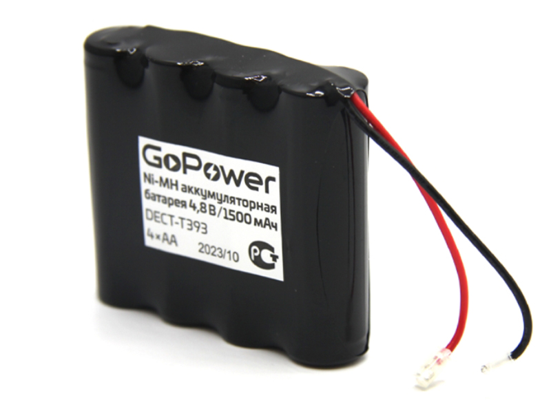 Аккумулятор GoPower T393 PC1 NI-MH 1500mAh 00-00015313