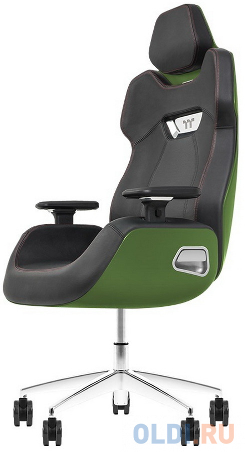 Кресло для геймеров Thermaltake Argent E700 Gaming чёрный зеленый