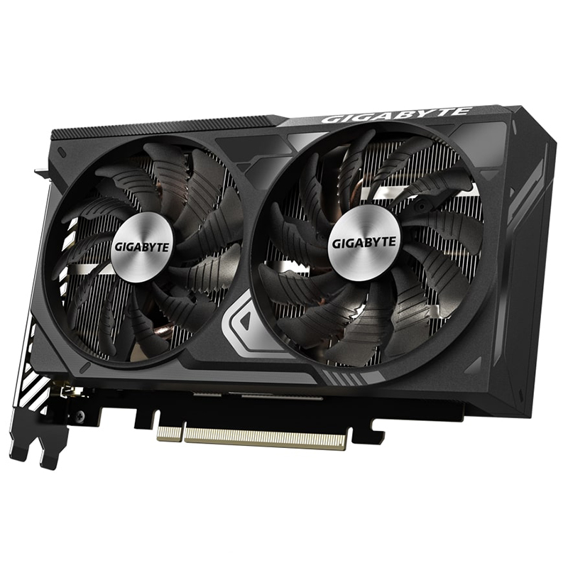 Видеокарта GigaByte nVidia GeForce RTX 4070 Windforce 2X OC 12G 2490MHz PCI-E 4.0 12288Mb 21000MHz 192-bit 3xDP HDMI GV-N4070WF2OC-12GD