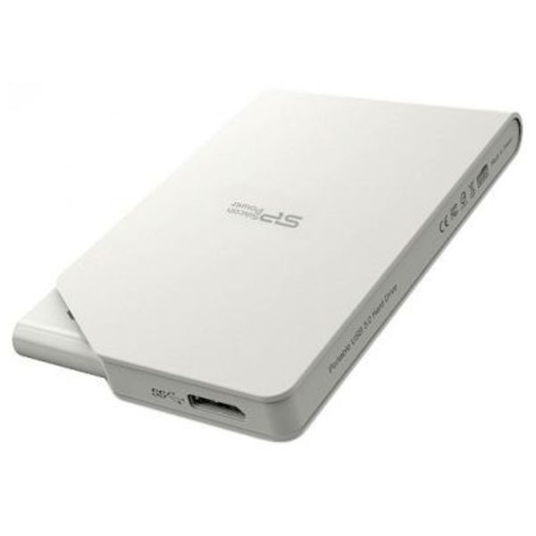 Внешний жесткий диск Silicon Power USB 3.0 1Tb Белый (SP010TBPHDS03S3W)