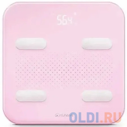 Весы напольные S SMART PINK M1805GL_PINK YUNMAI в Москвe