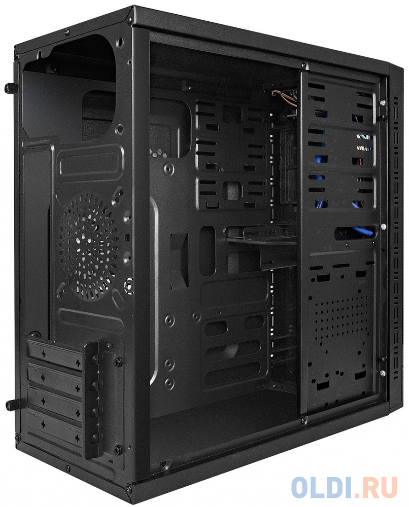 Корпус Minitower ExeGate QA-412U-XP450 (mATX, БП XP450 с вент. 12см, 2*USB+2*USB3.0, аудио, черный)