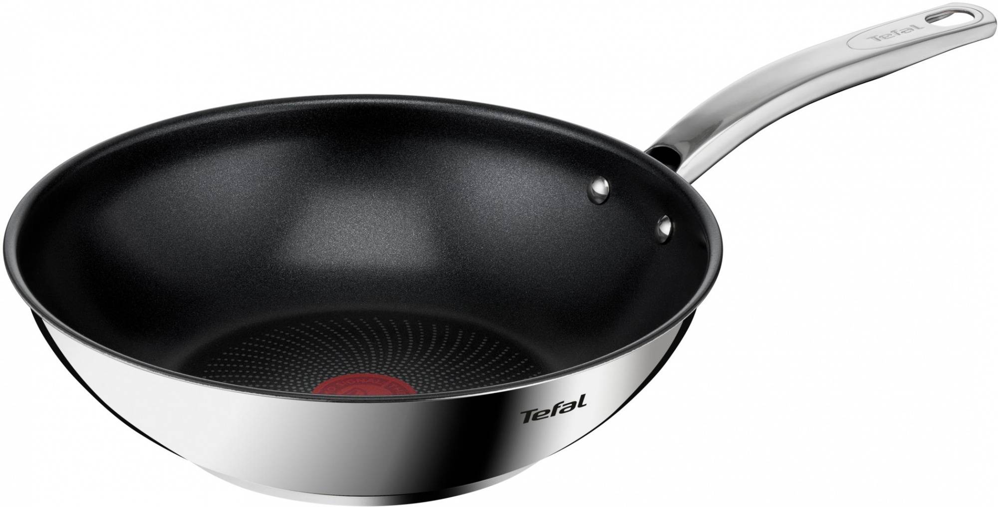 Сковорода ВОК (WOK) Tefal Intuition B8171944, 28см, стальной, антипригарное с титаном покрытие, без крышки (2100125812)